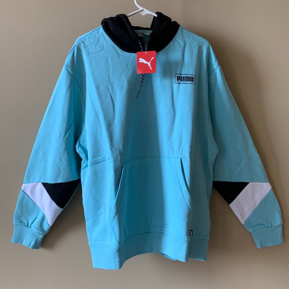 NWT PUMA Men's Size XL Rebel Color Blocked Hoodie